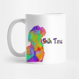 Shih Tzu Colorful Doggie Mug